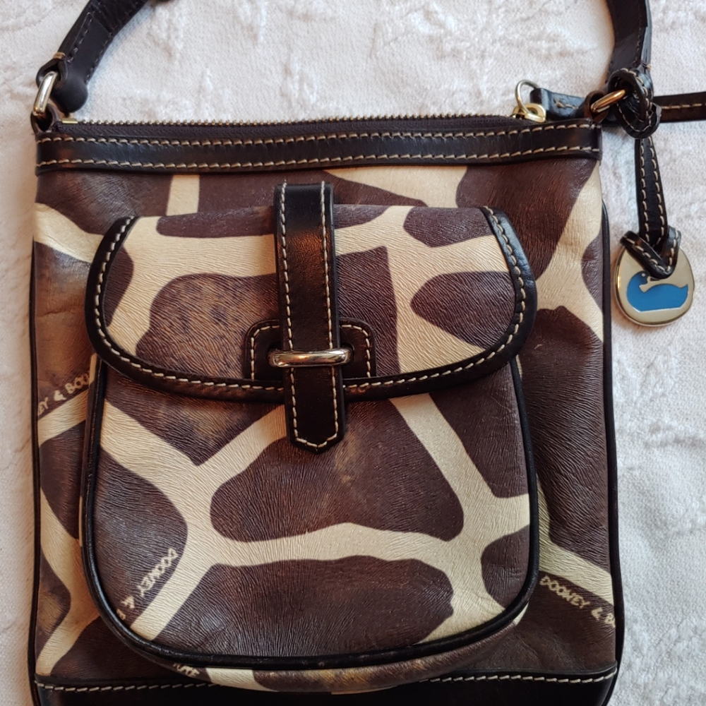 Dooney & Bourke Giraffe Print Letter Carrier Crossbody